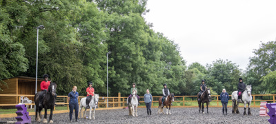 horse riding coach session children Summerfield Stables