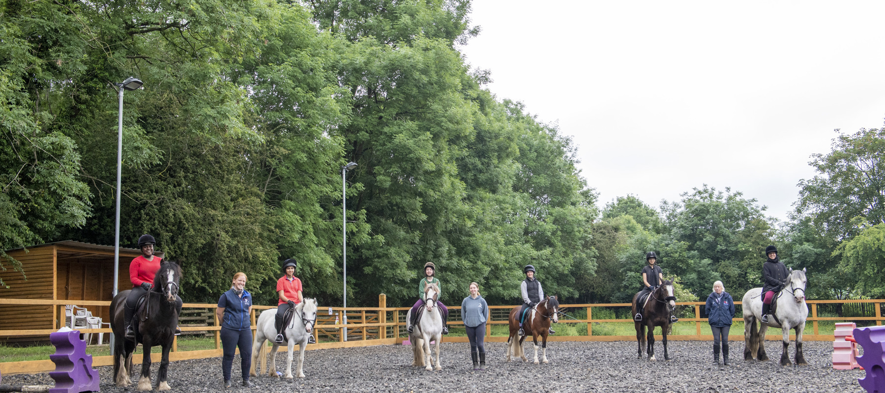 horse riding coach session children Summerfield Stables