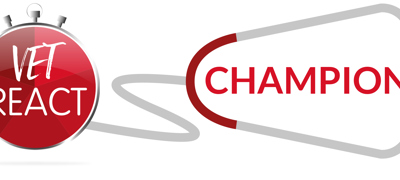 Vet REACT Colic Champion Logo