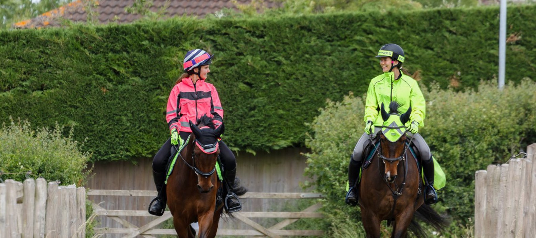 Horses And Riders In Hi Vis Hacking