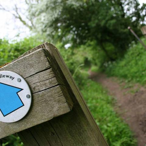 public Bridleway sign