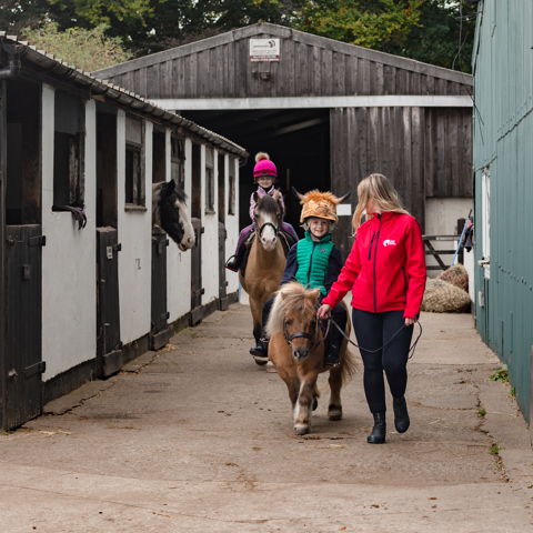 Children Riding