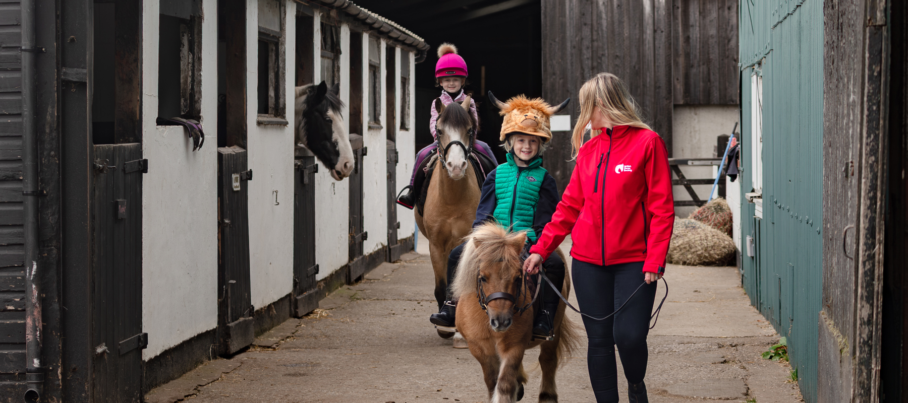 Children Riding