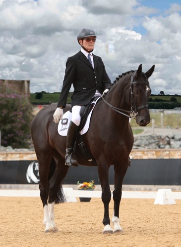 Tim Downes on a horse